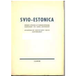 Svio-Estonica XX